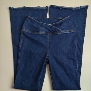 Vanilla Star Dark Blue Flare Jeans